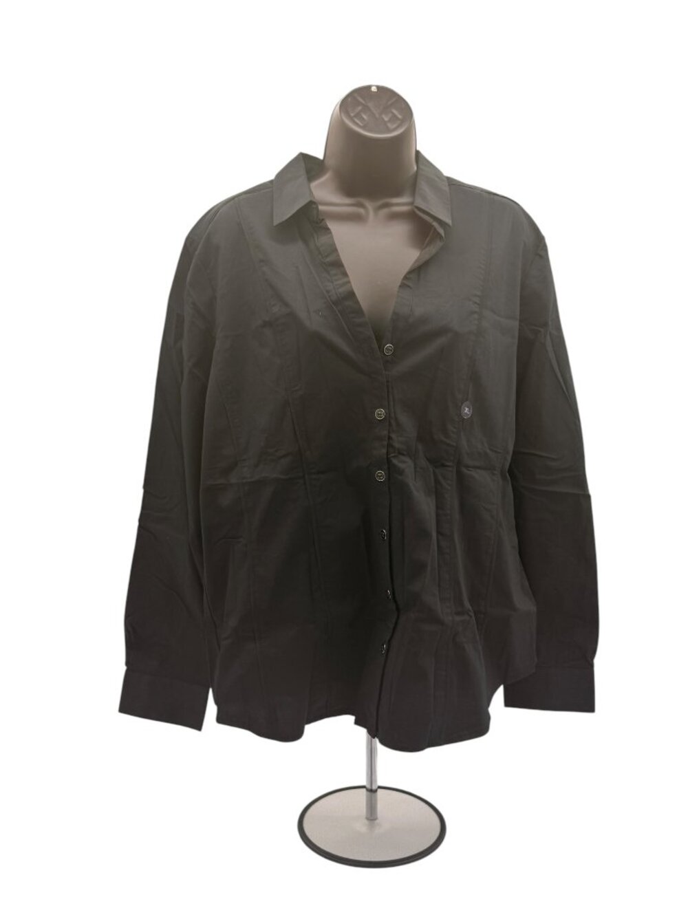 NWT New York & Co. Black XL Button-Down Shirt